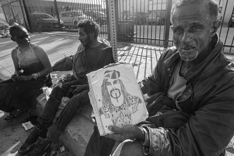 Behind the Lens Suit Case Joe Captures Community and Inspiration in Skid Row Downtown Weekly LA