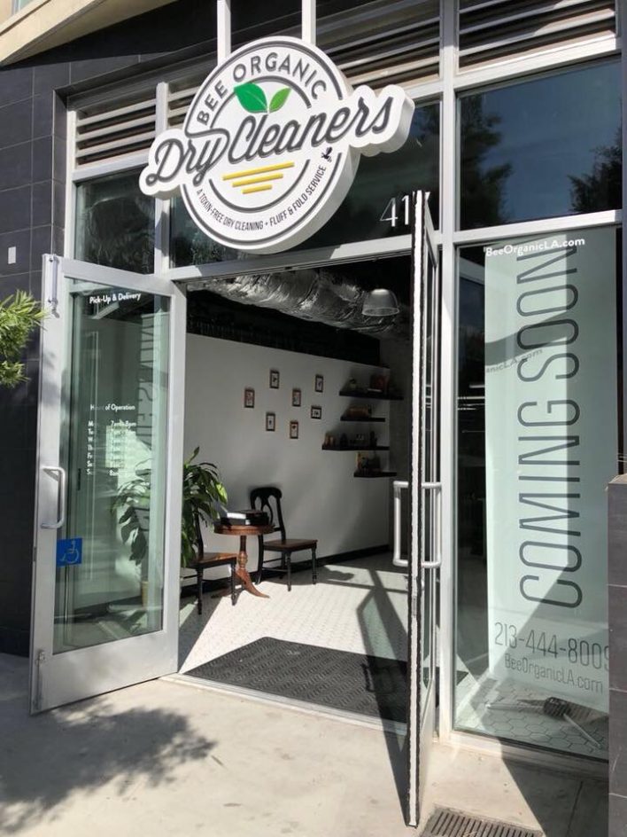 DTLA Better for the Earth! BEE ORGANIC DRY CLEANERS of South Park